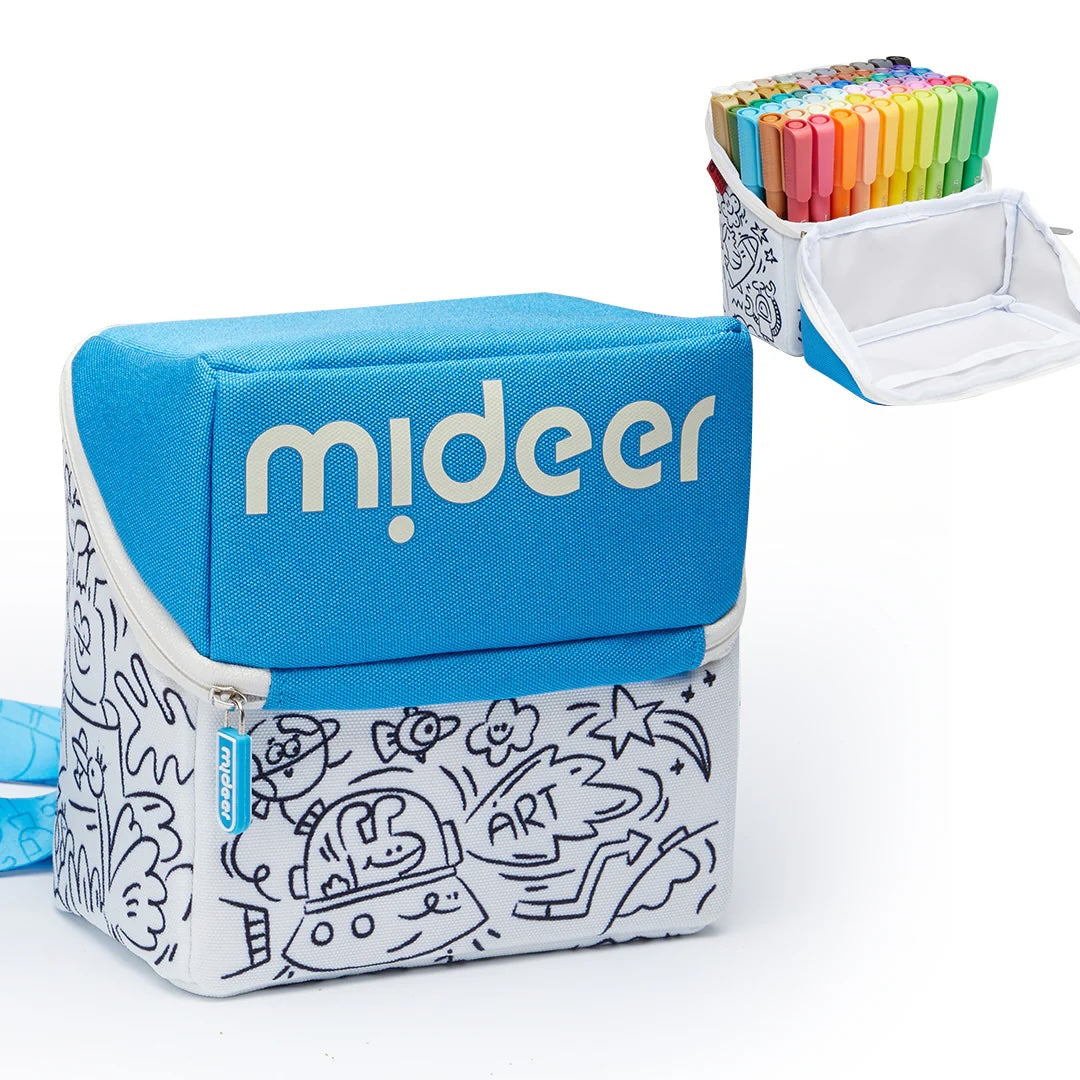 Mideer Acrylic Markers Doodle Pack - Washable Kids Paint Pens (60 Colours)