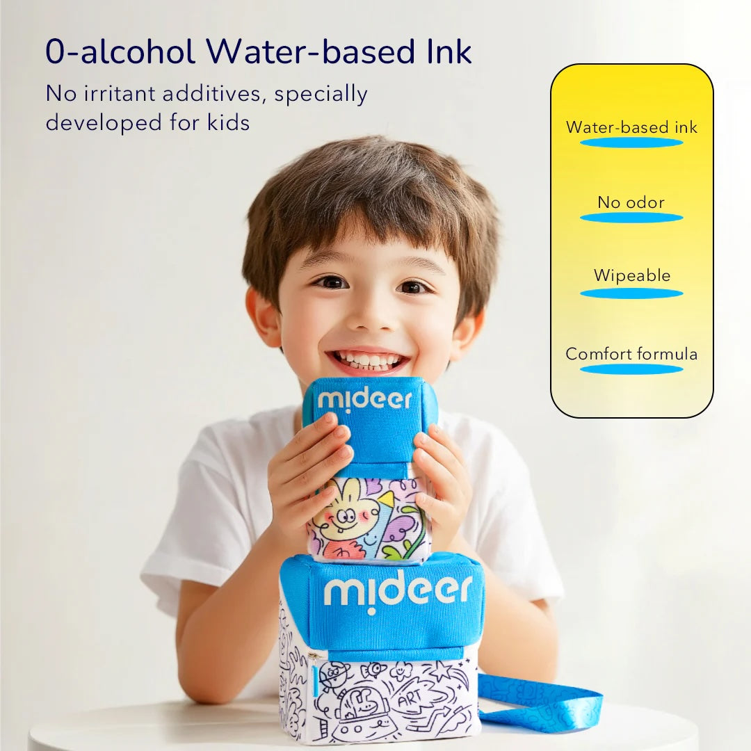Mideer Acrylic Markers Doodle Pack - Washable Kids Paint Pens (36 / 60 Colours)