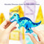 Mideer Colorful Magnetic Tiles: Jurassic Adventure 48P