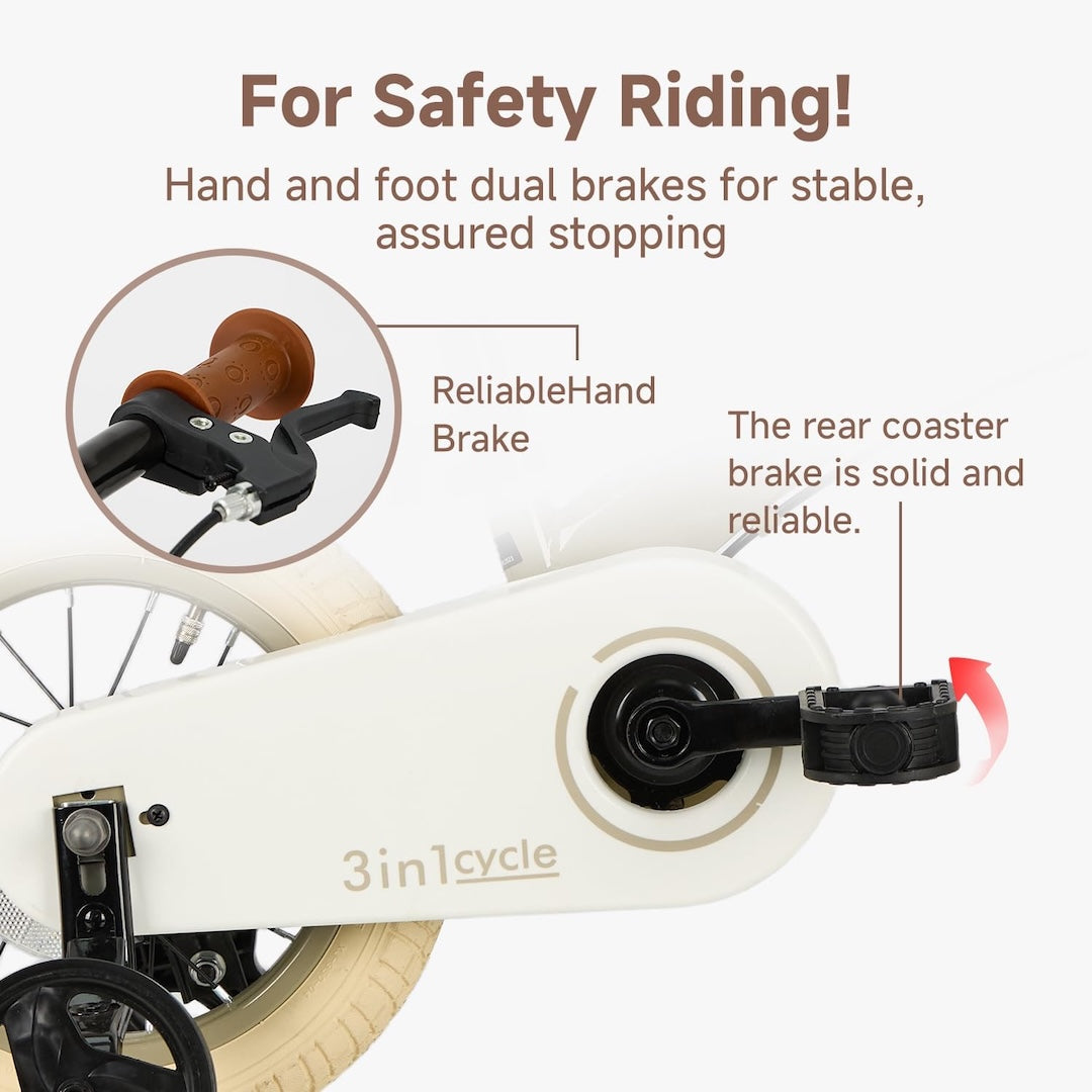 Qplay Miniby 3-in-1 Kids Bike (14 Inch)