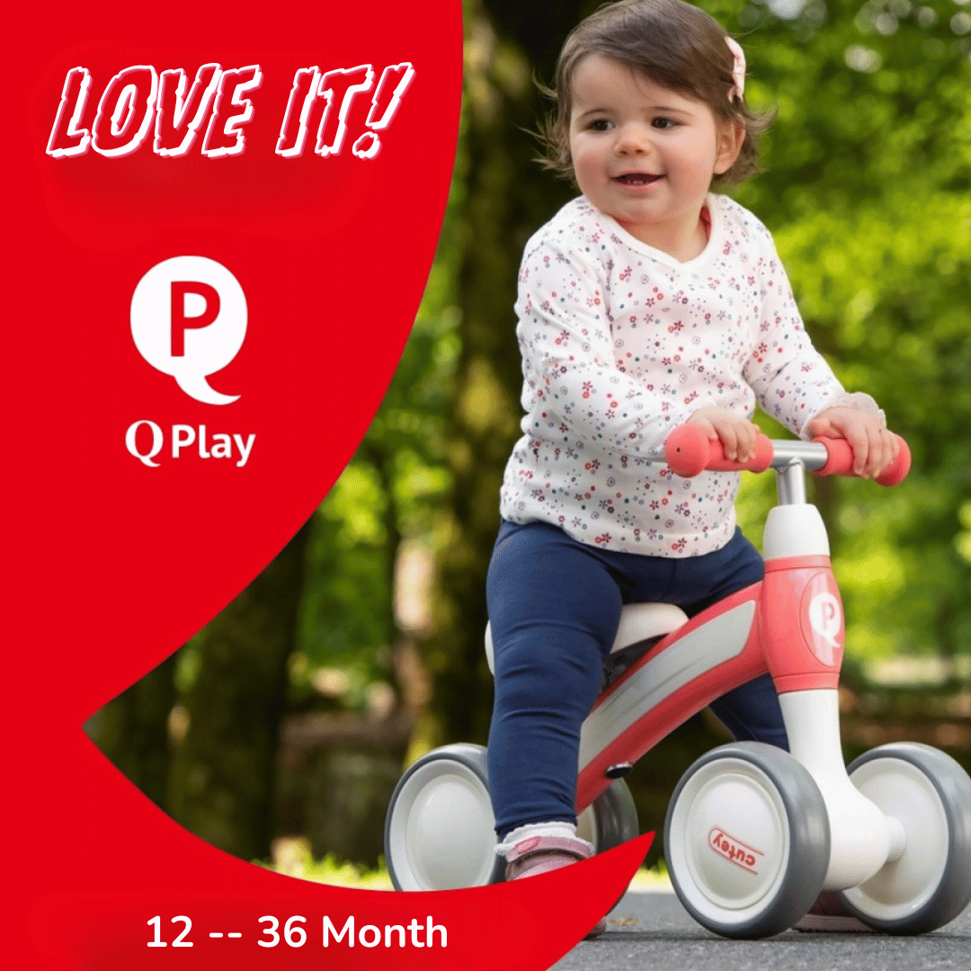 Baby Playing Bike Cutey Baby Walker Balance Bike Pink 12M+