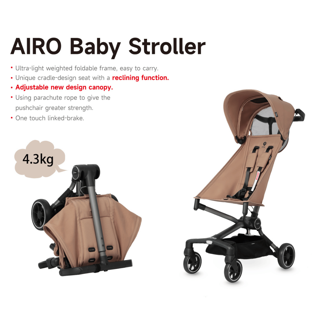 Qplay Airo Baby Stroller (6–48 Months)