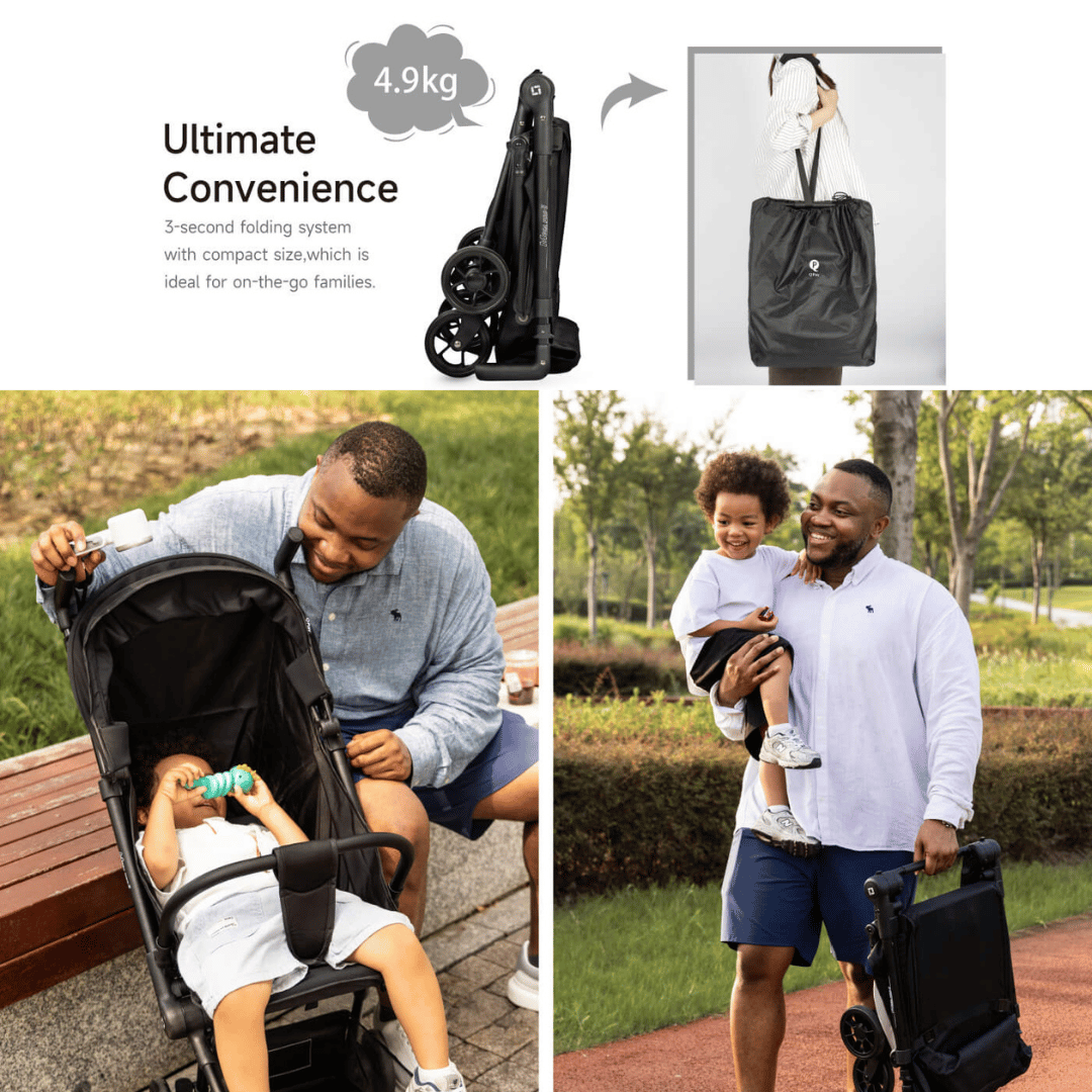 Qplay Mega Pro Baby Stroller (0–48 Months)