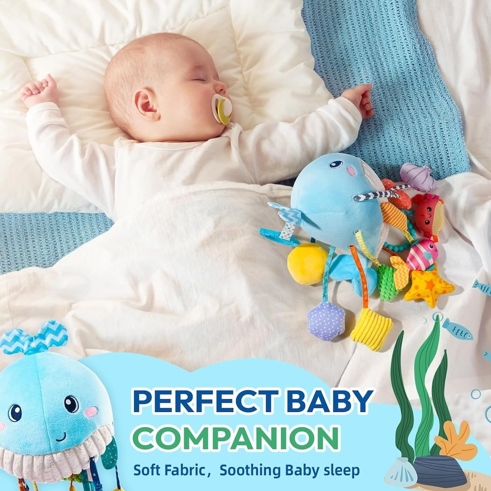 Jollybaby Baby Sensory Toy Whale