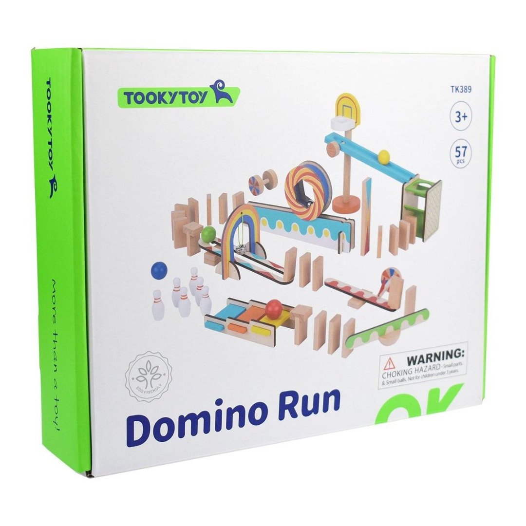 Tooky Toy Domino Run Building Set Large - 57 Pcs