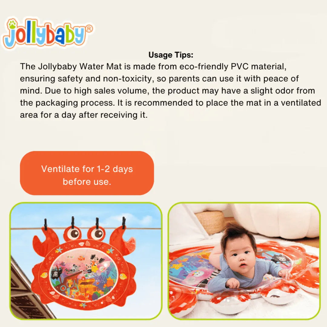 Jollybaby Large Sensory Water Play Mat 105 85 cm