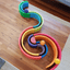 wooden rainbow balls