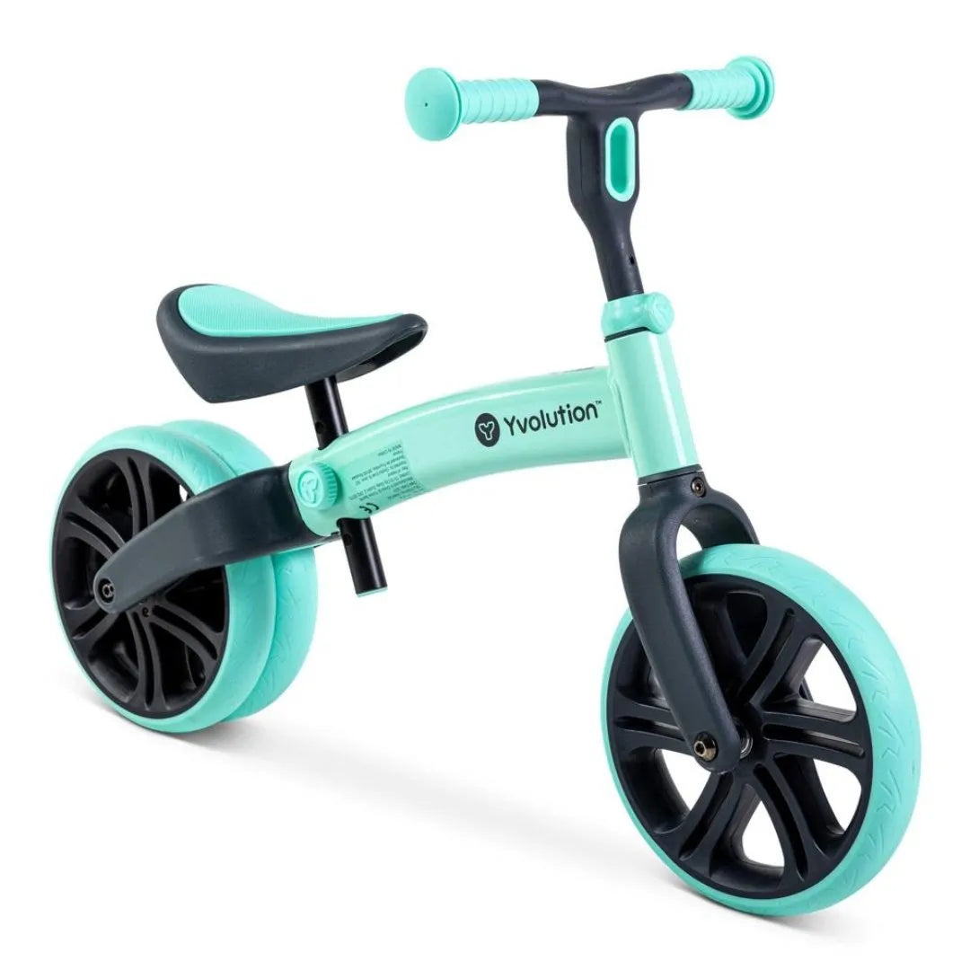 Yvolution Y Velo Junior Balance Bike - 9 Inch No-Pedal Trainer For Toddlers 18 Months To 3 Years